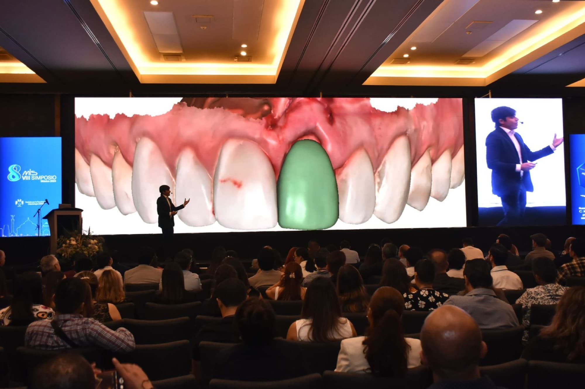 Dr. Luciano Retana speaking at MIS Symposium, Mexico City